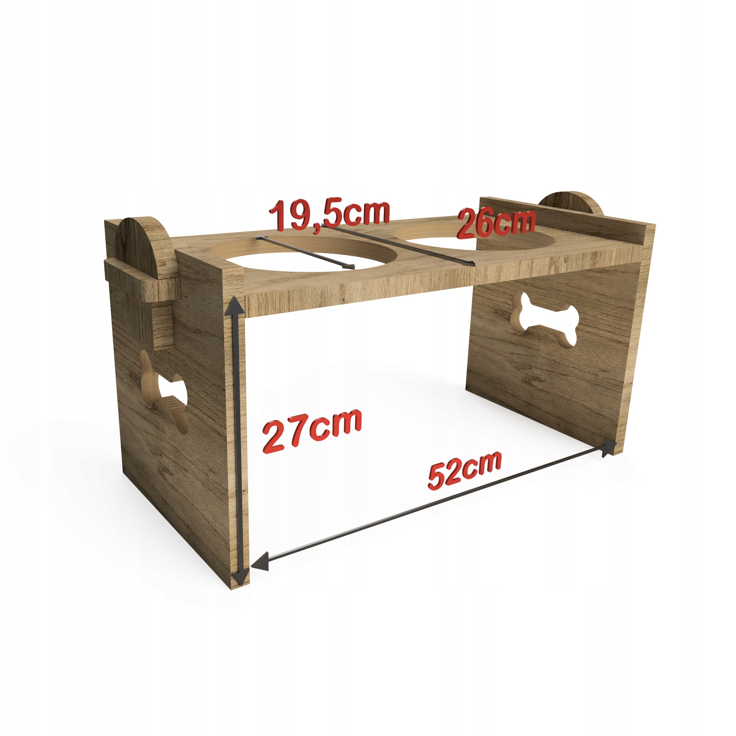 Dog Bowl on Wooden Stand Bowl Stand on XXL Stand EAN (GTIN) 5907476708889
