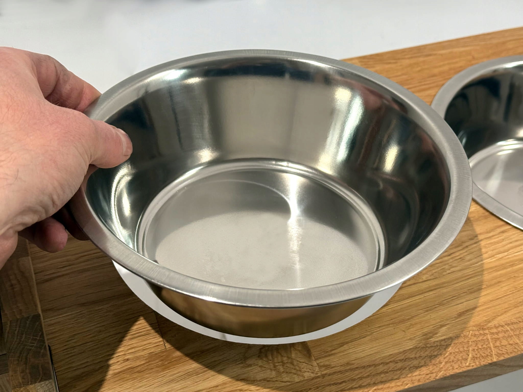 Dog Bowl on Wooden Stand Bowl Stand on XXL Stand Material metal