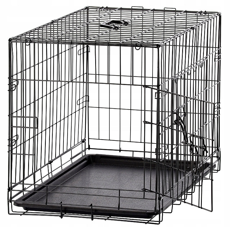 Dog Cage Kennel Metal Playpen Pet Transporter107x69x76XL Manufacturer code Klatka kojec dla psa 60x45x53cm M