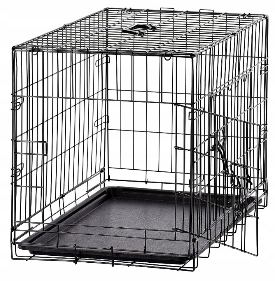 Dog Cage Large Kennel Folding Metal Transporter 107x69x76 XXL Packaging status original