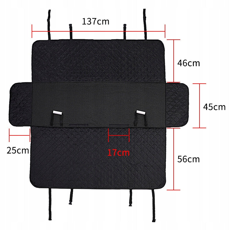 Dog Car Mat Waterproof For Seat Cover Product width 134 cm