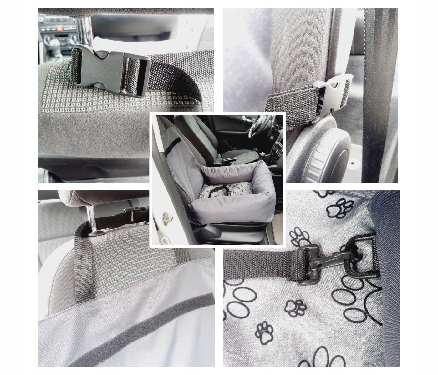 Dog Car Seat Dog Car Transporter Dog Car Seat Product width 55 cm