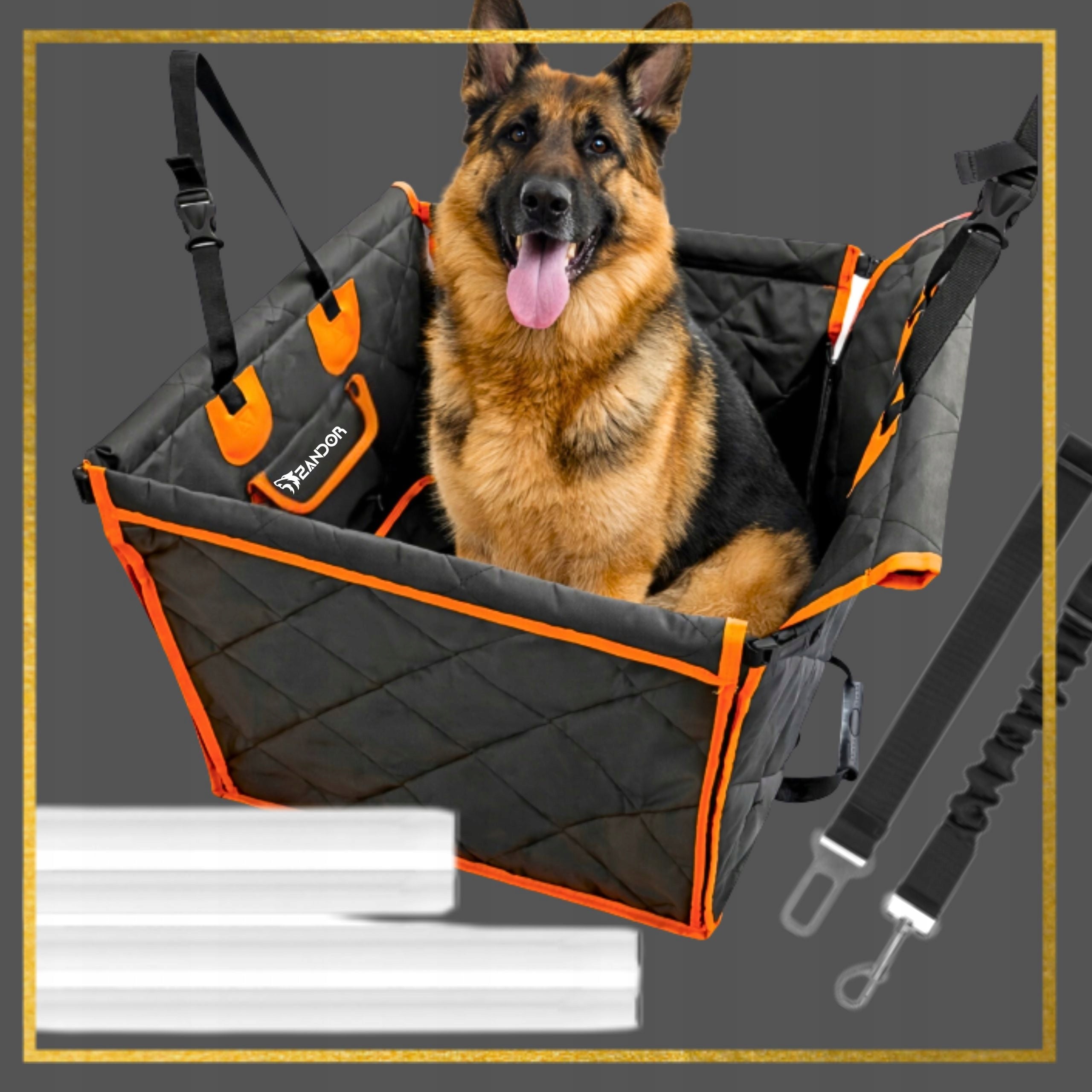 Dog Car Seat Transporter LARGE Mat Waterproof XXL Bed Main material fabric