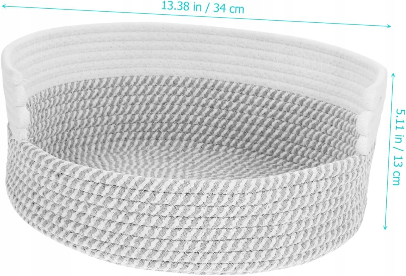 Dog Cat Bed Cotton Basket Braided 34cm String Basket Brand no brand
