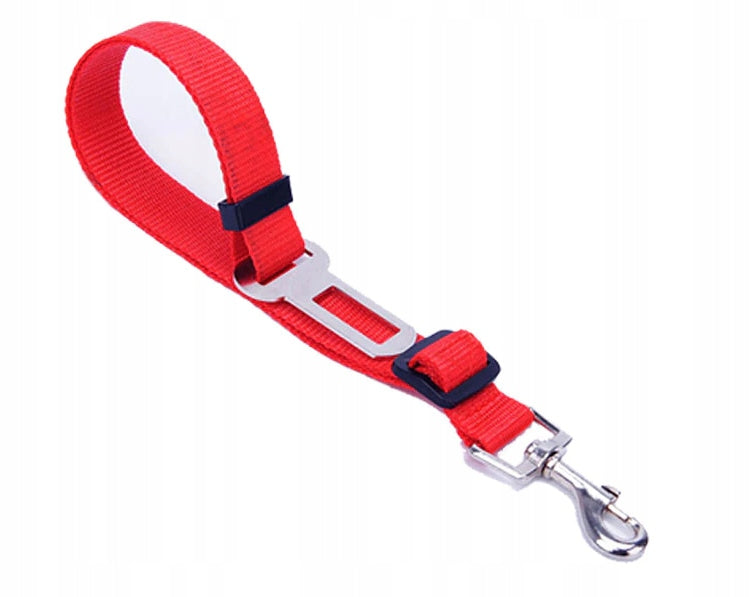 Dog/Cat Safety Belts Car Lanyard RED 2,5cm