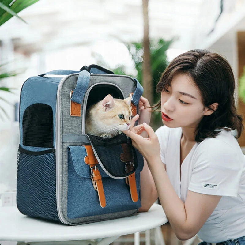 Dog Cat Transporter BACKPACK PLAYPEN Ventilation Travel Bag Mesh Kind backpack