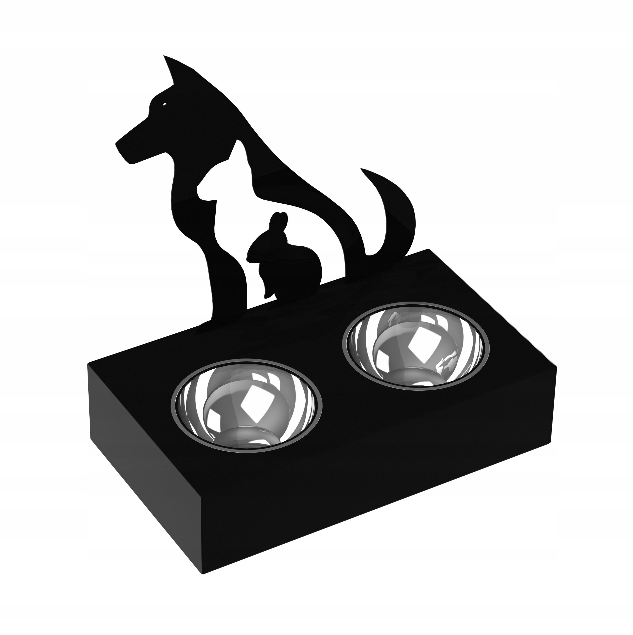 Dog Drinker with Bowls Stand Brand Kamberg