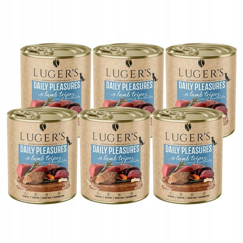 Dog Food Luger's daily pleasures Lamb Stomachs, Carrot 6x 800 g Trade name other