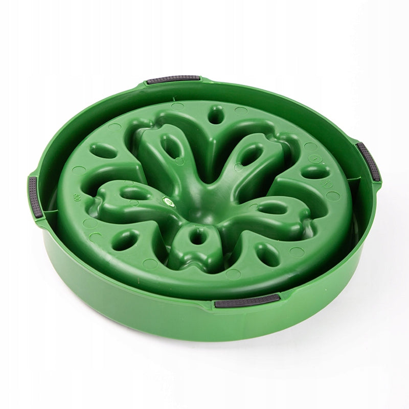 Dog Food Slow Feeder Bowl FLOWER Hard 27cm TheZoo Trade name MISKA SPOWALNIAJĄCA JEDZENIE DLA PSA PSÓW SLOW FEEDER KWIATEK TWARDA 27CM THEZOO