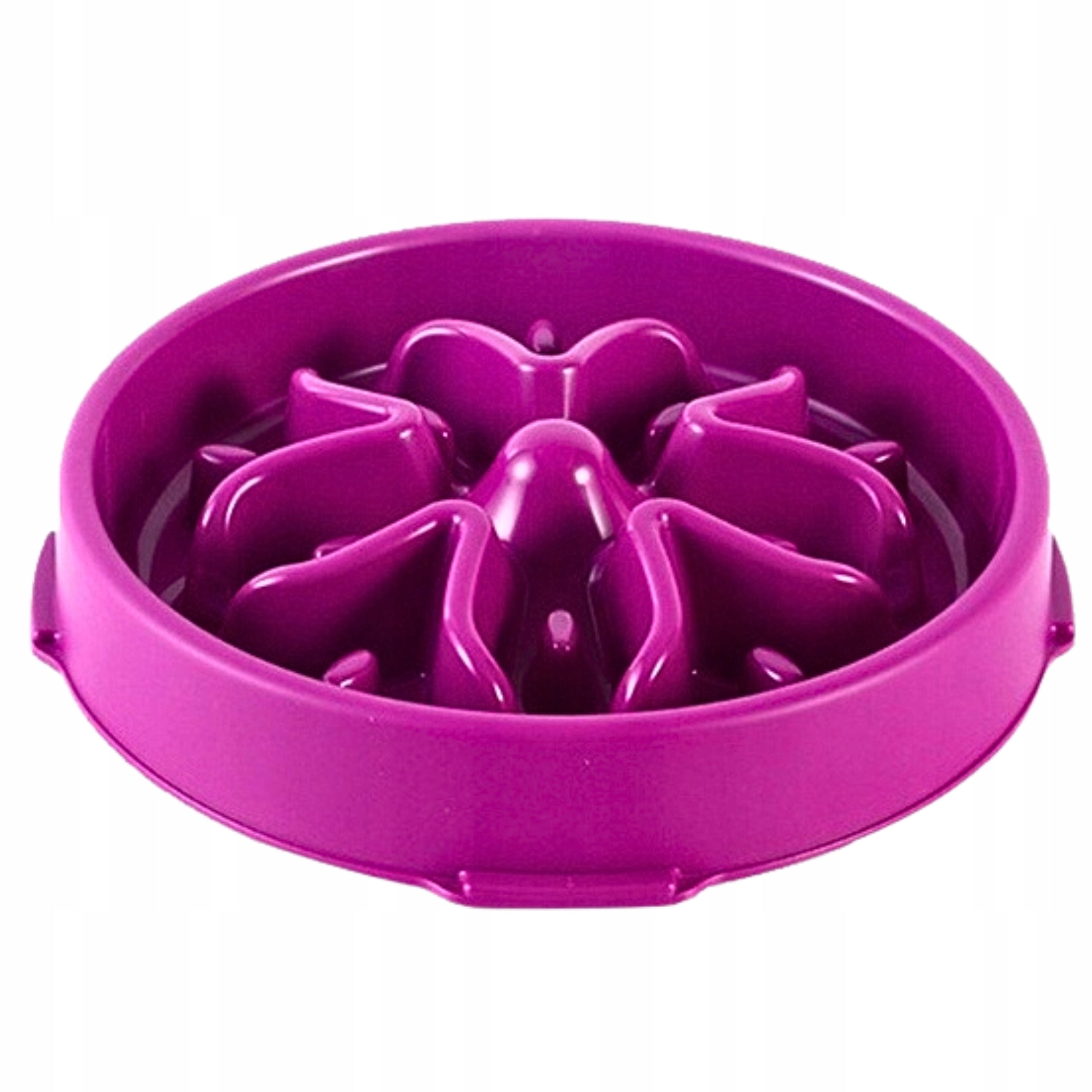Dog Food Slow Feeder Bowl FLOWER Hard 27cm TheZoo