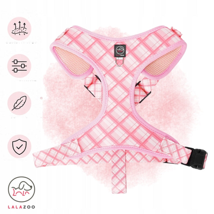 Dog HARNESS guard PRESSURE-FREE small dog LONDON pink S Packaging status original