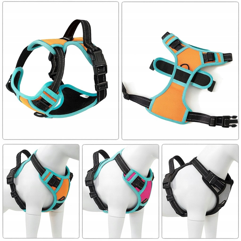 Dog Harness Pressure-Free ORANGE Guard Comfortable Reflective L + Lanyard Manufacturer code Szelki dla Psa Bezuciskowe Guard Anytech L