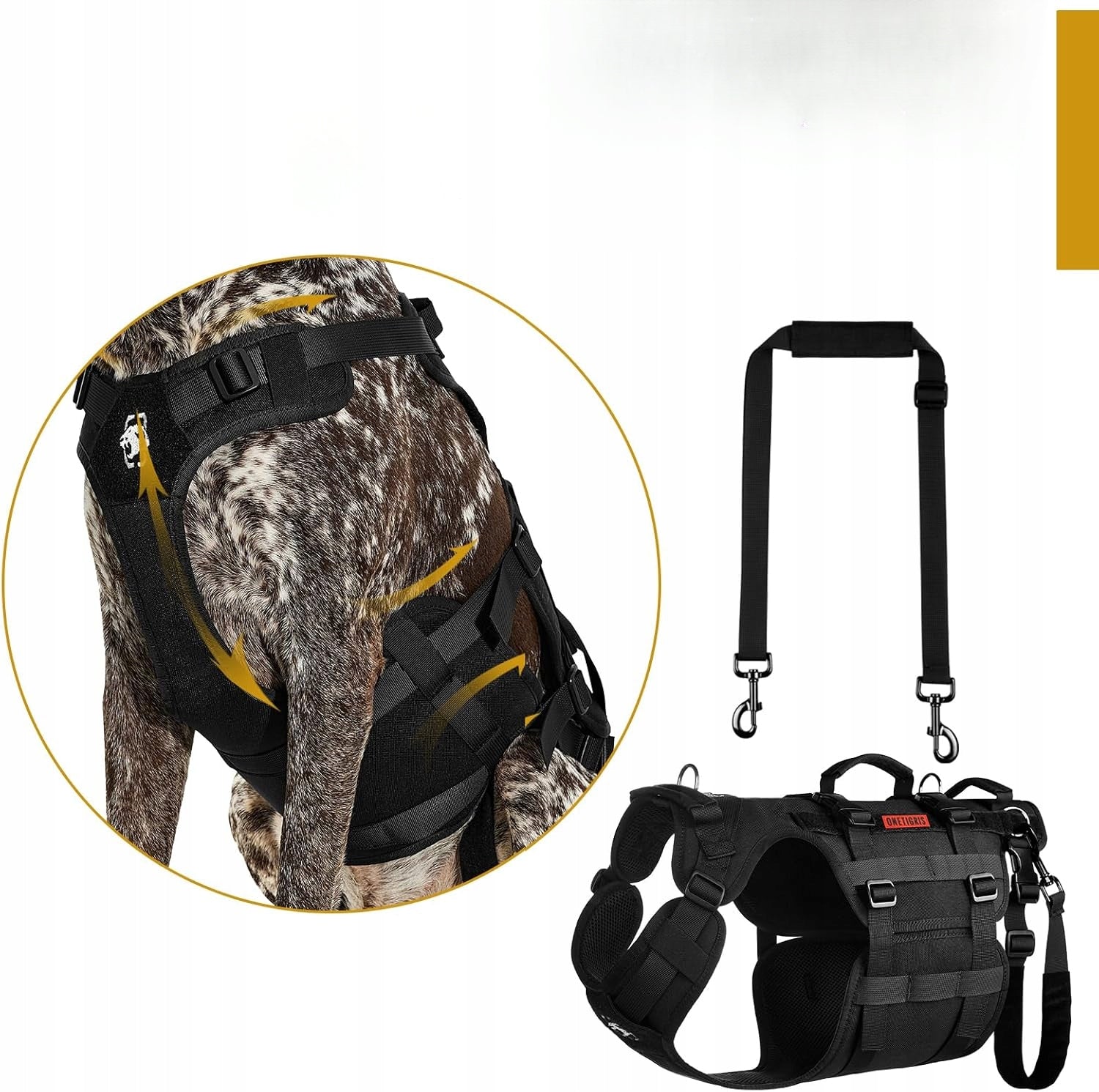 Dog Harness Rehabilitation Harness For Lifting With Handles Vest Brand no brand