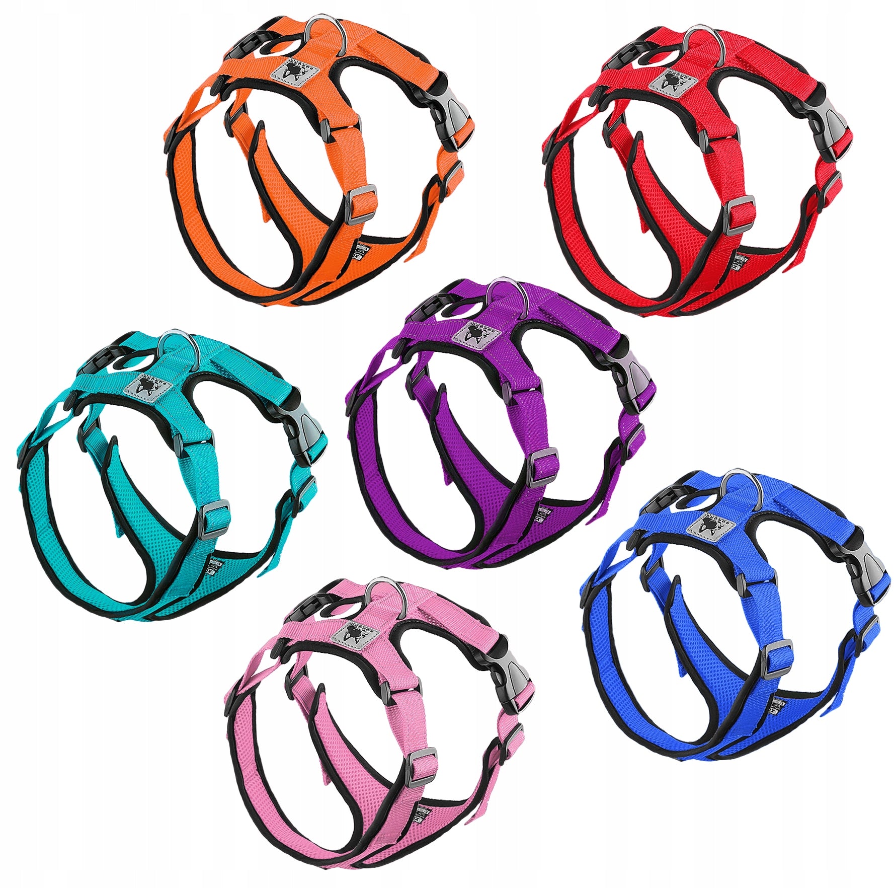 Dog Harness Strong Pressure-Free Reflective Breathable Boro1/XL Manufacturer code Boro1/XL