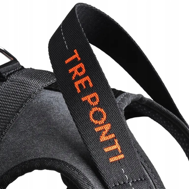 Dog Harness XXL 90-110cm Shepherd Rottweiler TRE PONTI GUARD black Color black