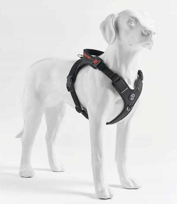 Dog Harness XXL 90-110cm Shepherd Rottweiler TRE PONTI GUARD black Kind walking harness