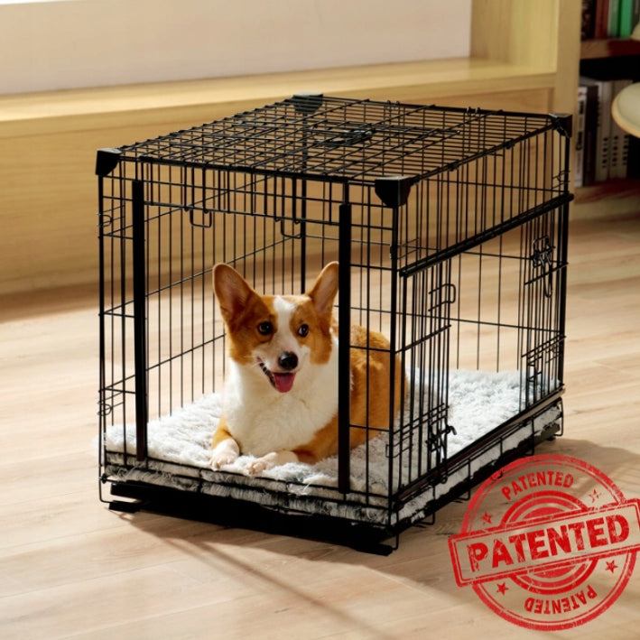 Dog Kennel Cage Strong SLIDE SLIDING DOOR Metal 91x 61x 69cm Product height 69 cm
