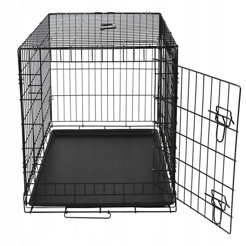 Dog Kennel Cage Transport Metal Folding XL Left 106x71x77 Packaging status original