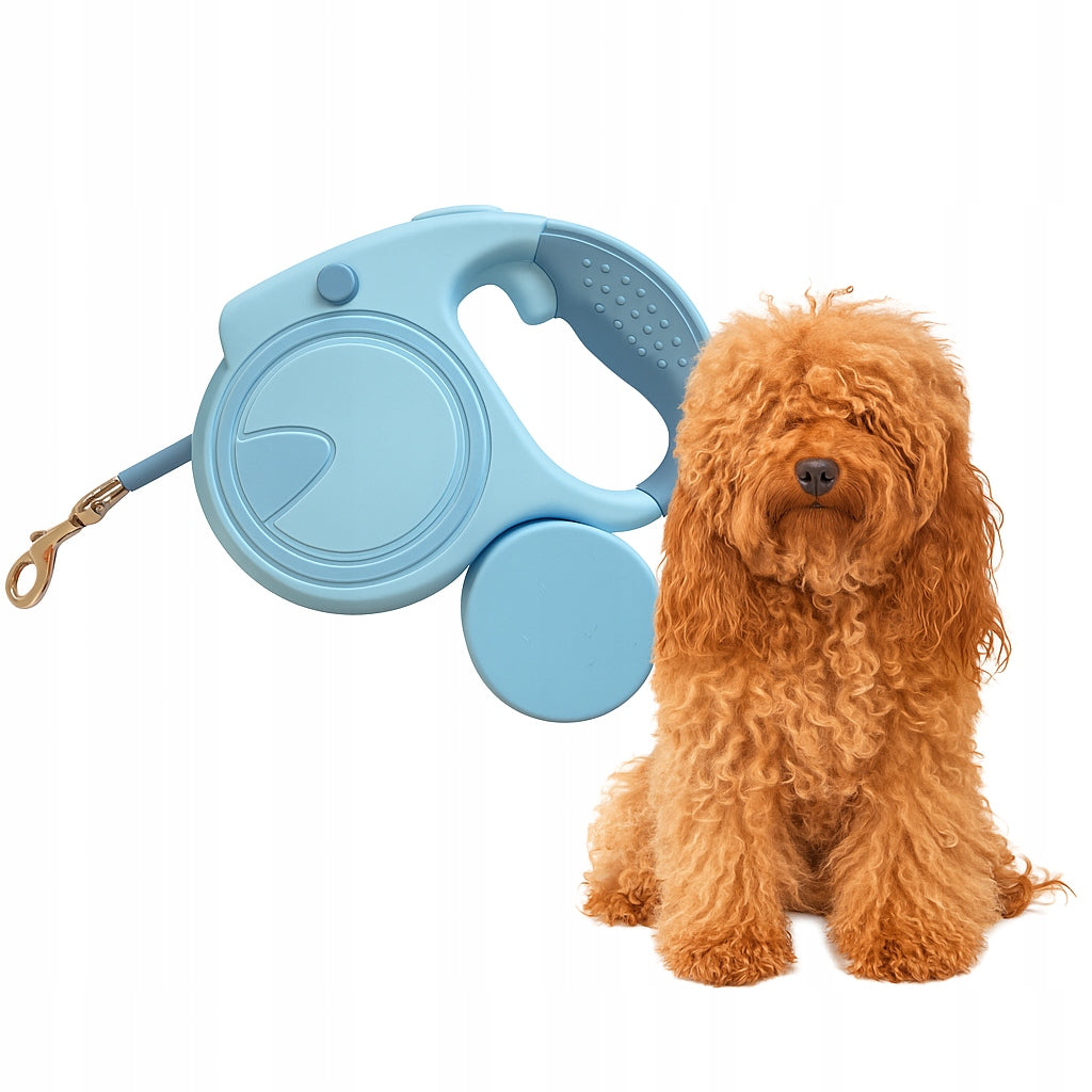 Dog Lanyard 5m Automatic With Flashlight Long Bag Container Lock
