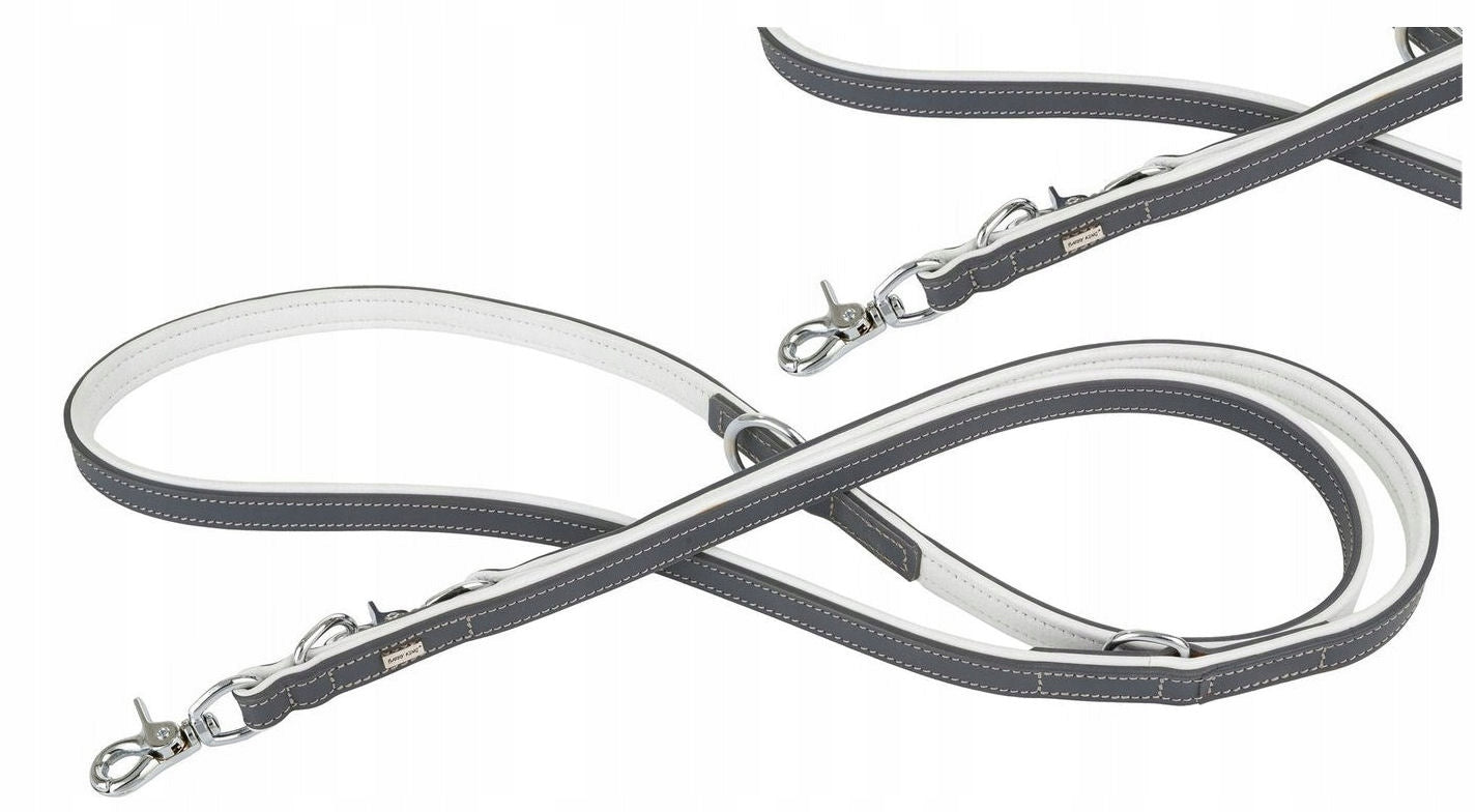 Dog Lanyard Folding Retractable Adjustable Leather Strong Long 2m Manufacturer code bK 175215