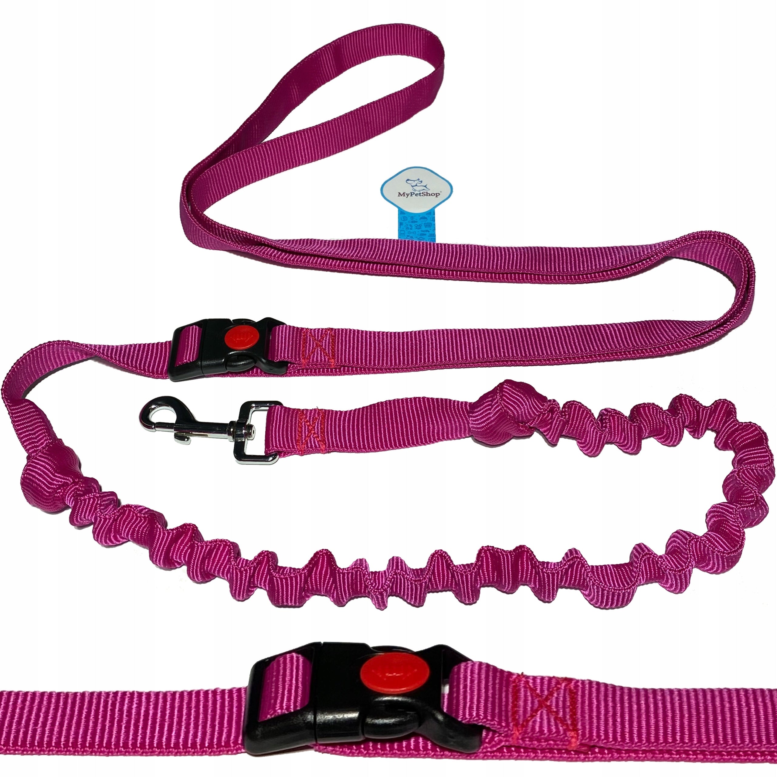 Dog Leash Adjustable Sports Cushioned 3,2m Walking Running Trade name Smycz dla Psa Regulowana do biegania Sportowa Amortyzowana 3,2m Spacerowa Biegowa
