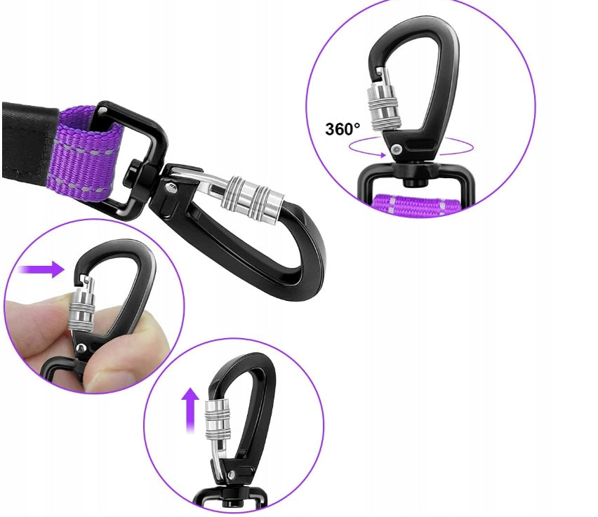 Dog Leash Adjustable With Safety 100CM Brand no brand