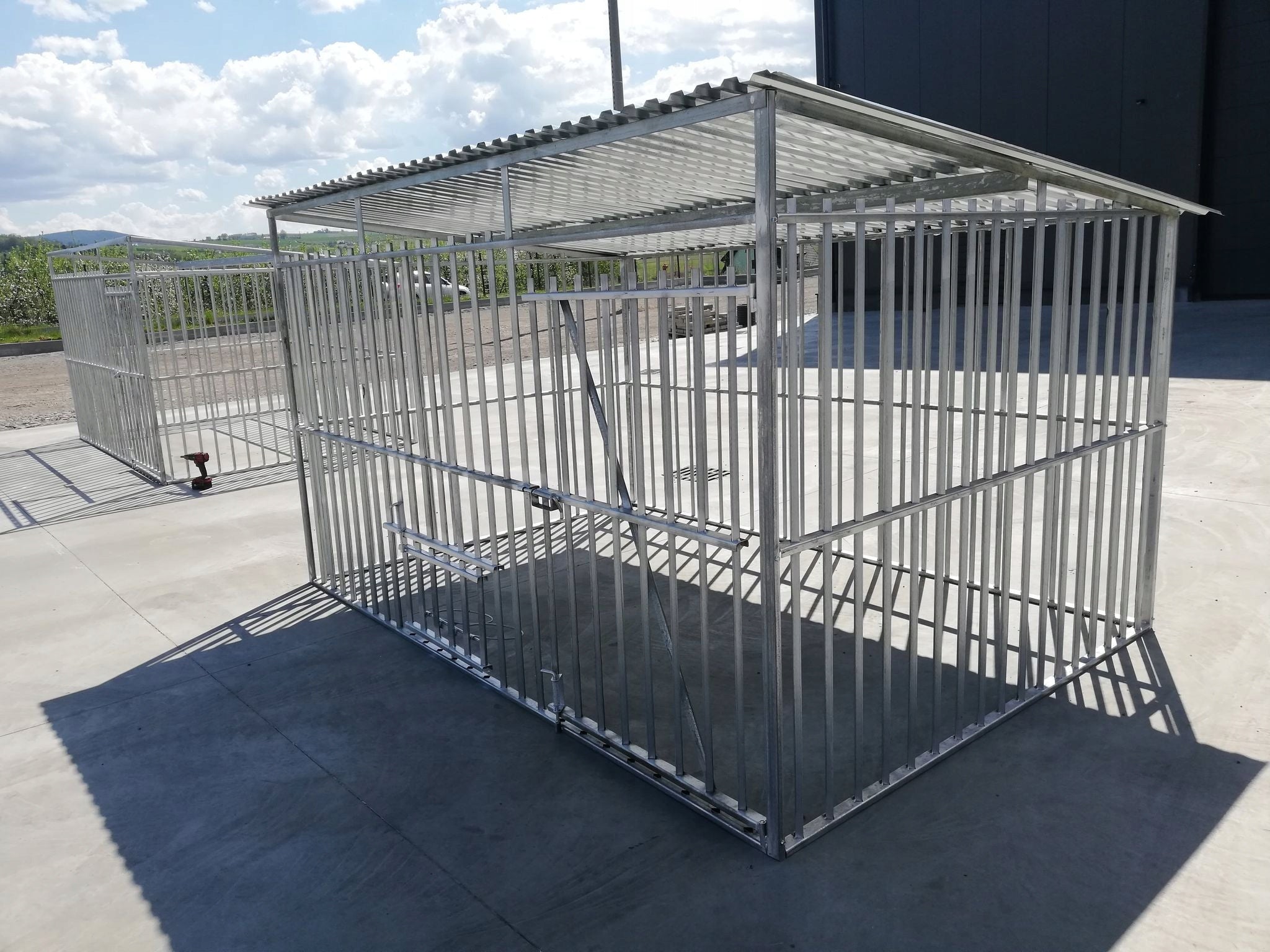 Dog Playpen Cage 3x2 Galvanized, Playpen to Size Length 200 cm