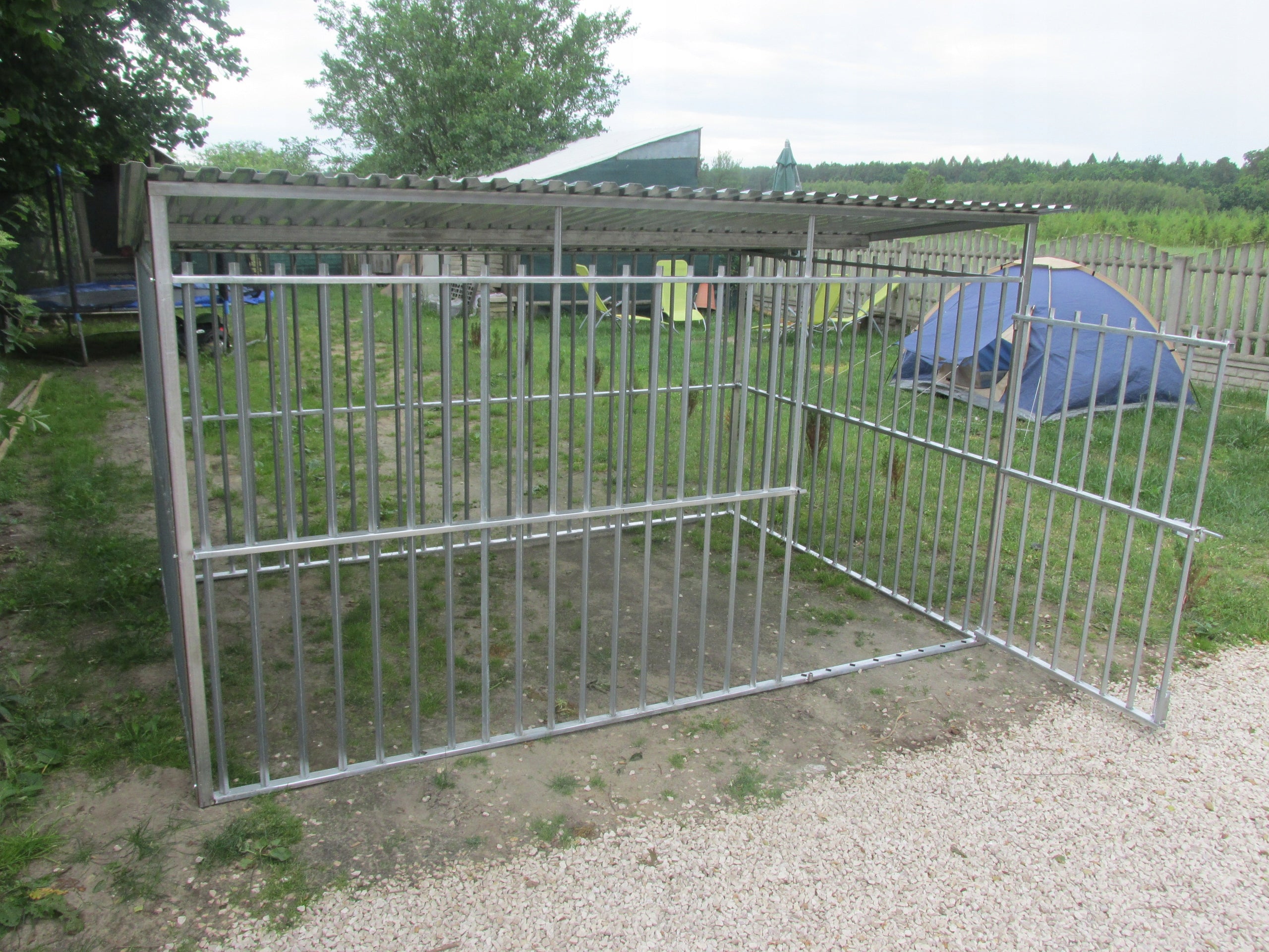 Dog Playpen Cage 3x2 Galvanized, Playpen to Size Product height 170 cm