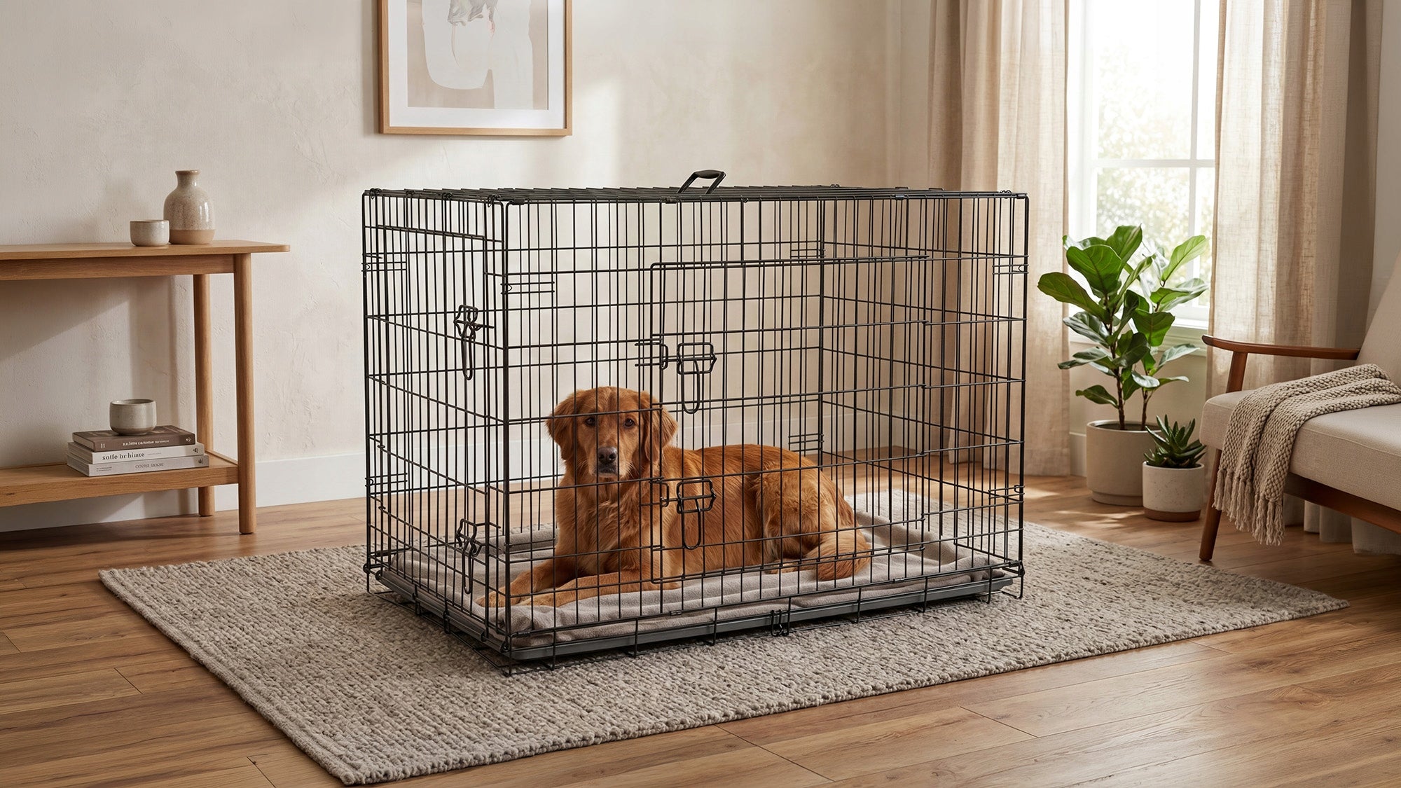 Dog Playpen for Home Transport Metal XXL Cannel Cage Rebel Product height 78 cm