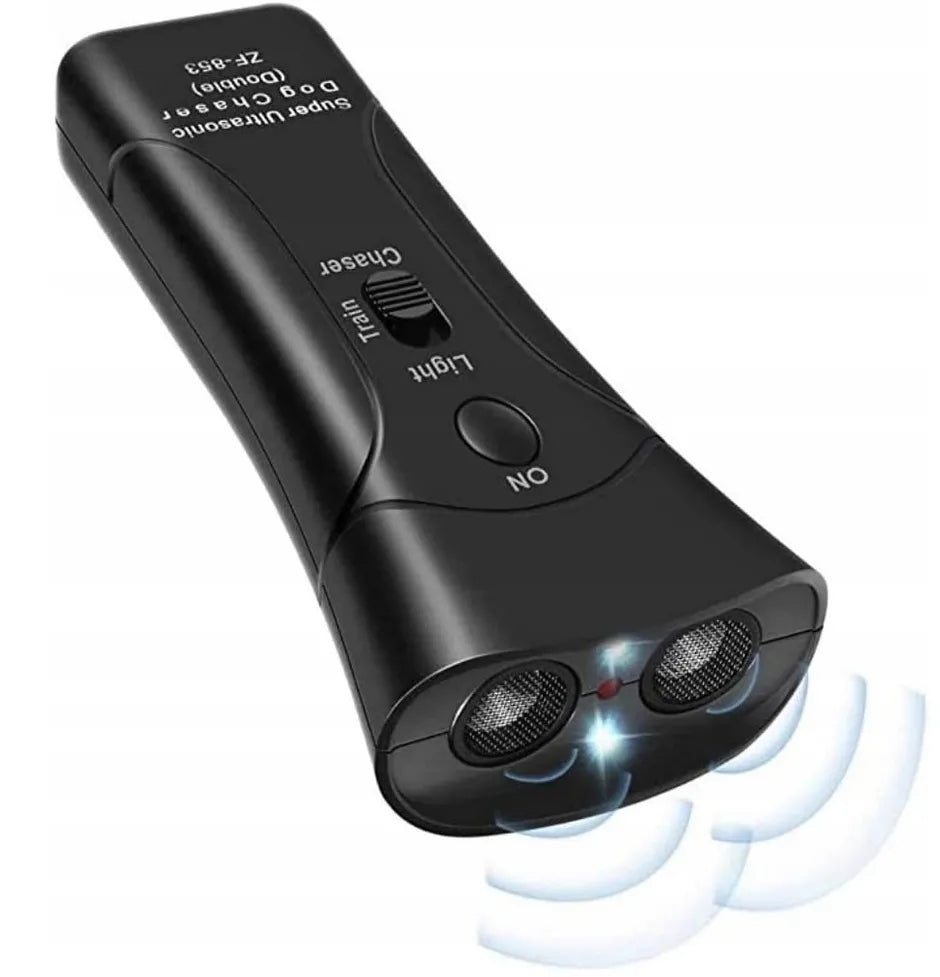 Dog Repellent Ultrasonic Loud Powerful 130dB MP036 3in1 LED Trainer Packaging status original