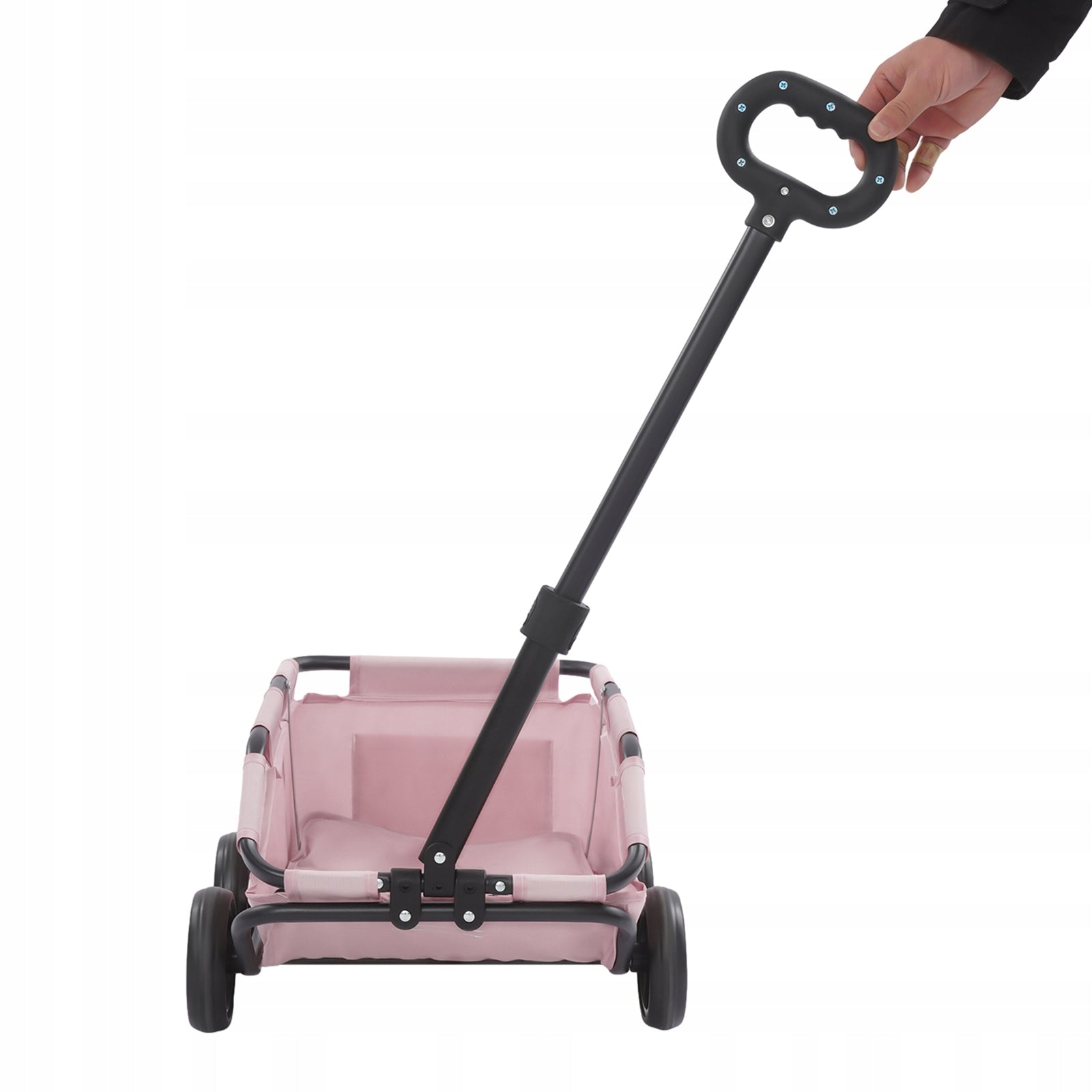 Dog Stroller 4 Wheels Folding Dog Cart Pet Stroller for Shopping Walking Brand no brand
