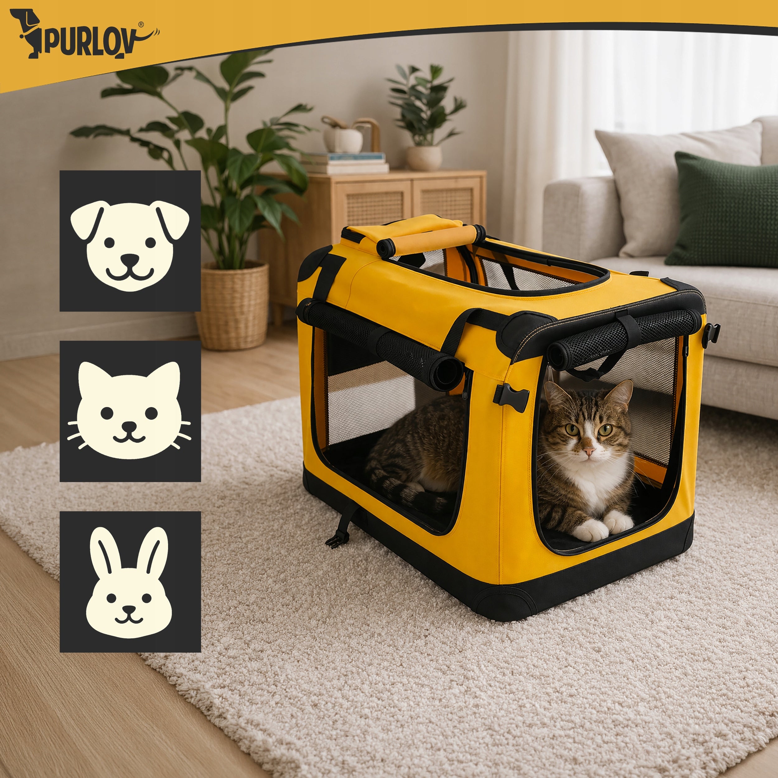 Dog Transporter Carrying Bag Folding Playpen Large for Car Kind carrier