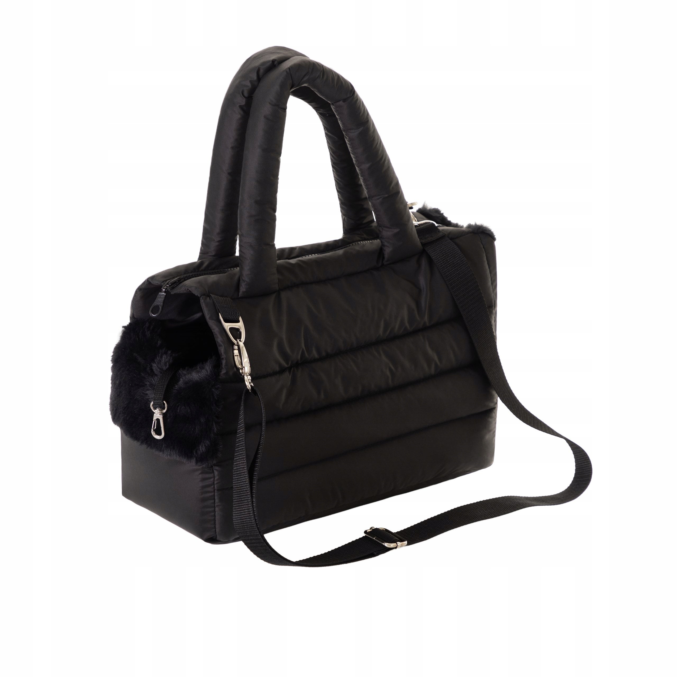 Dog Transporter Cat Bag Small Carrier Rabbit Carrier 36x24 cm Color black