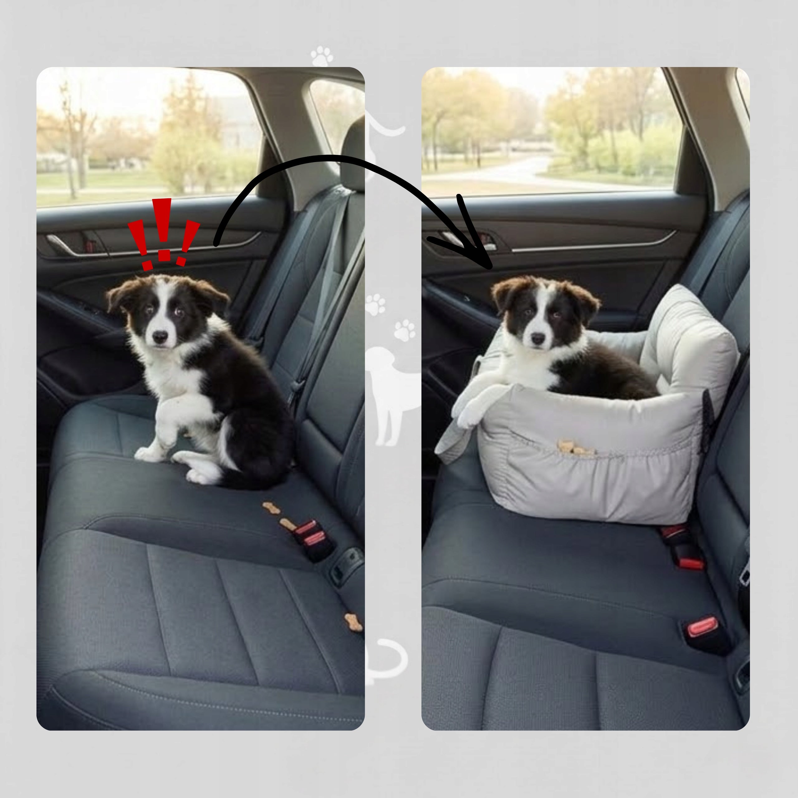 Dog Transporter For Car Seat Bag 2in1 For Cat Premium 50x50cm Manufacturer code TRANSPORTER TORBA