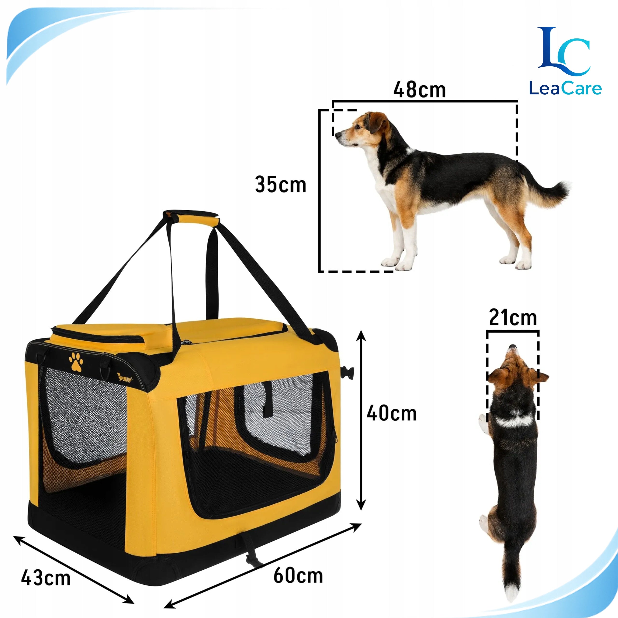Dog Transporter LARGE Folding Playpen for Car up to 25kg XXL Travel Kind carrier