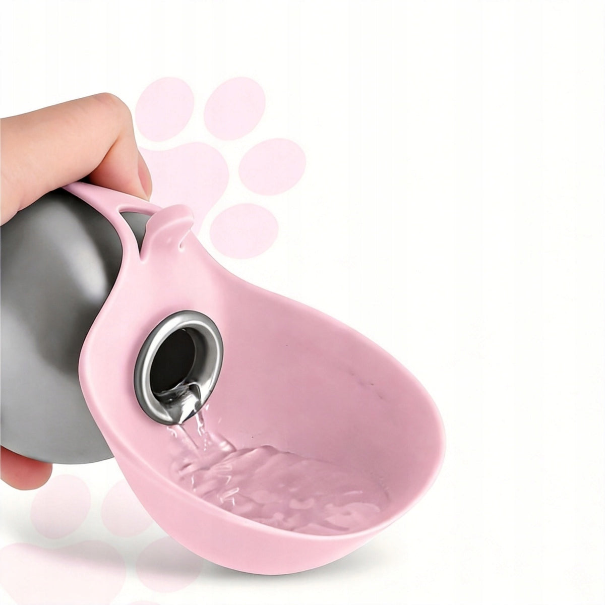 Dog Water Bottle 285ML Drinker Bowl Portable Tourist Walk Brand no brand