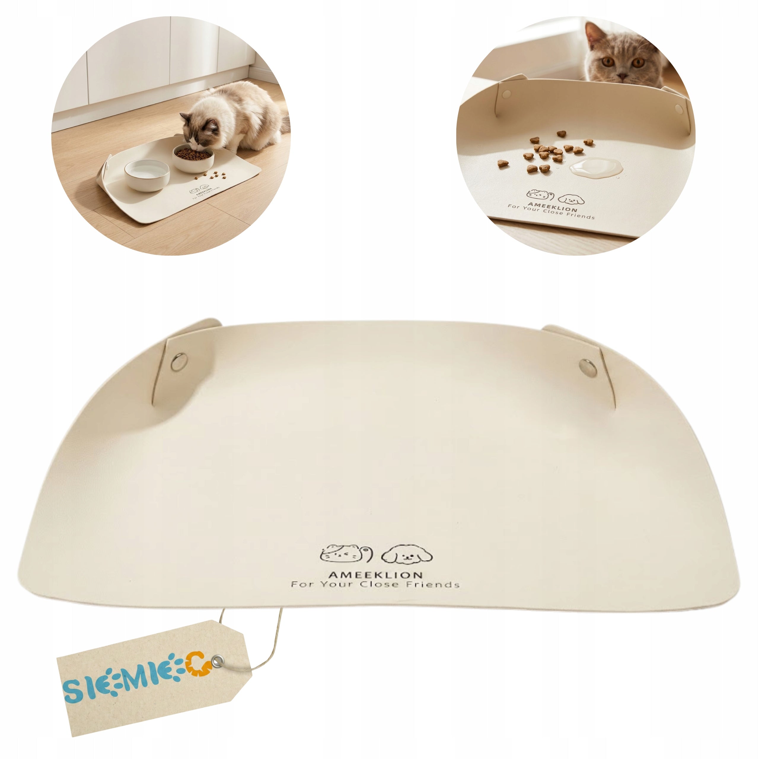 Dog and Cat Bowl Pad - Waterproof, Easy to Clean!