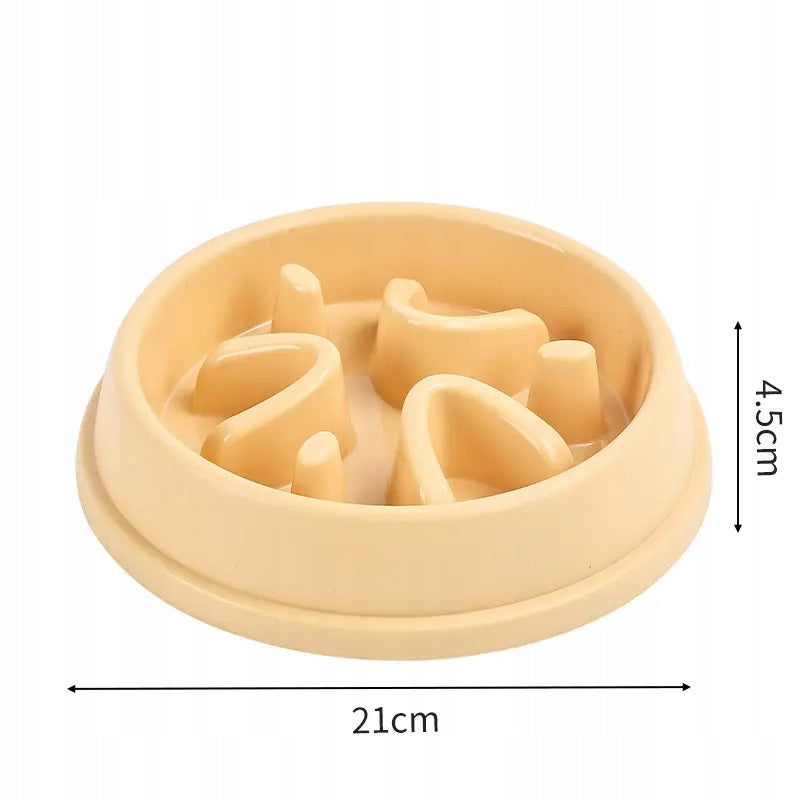 Dog and cat bowl slowing down food large interactive maze Capacity 0.6 l