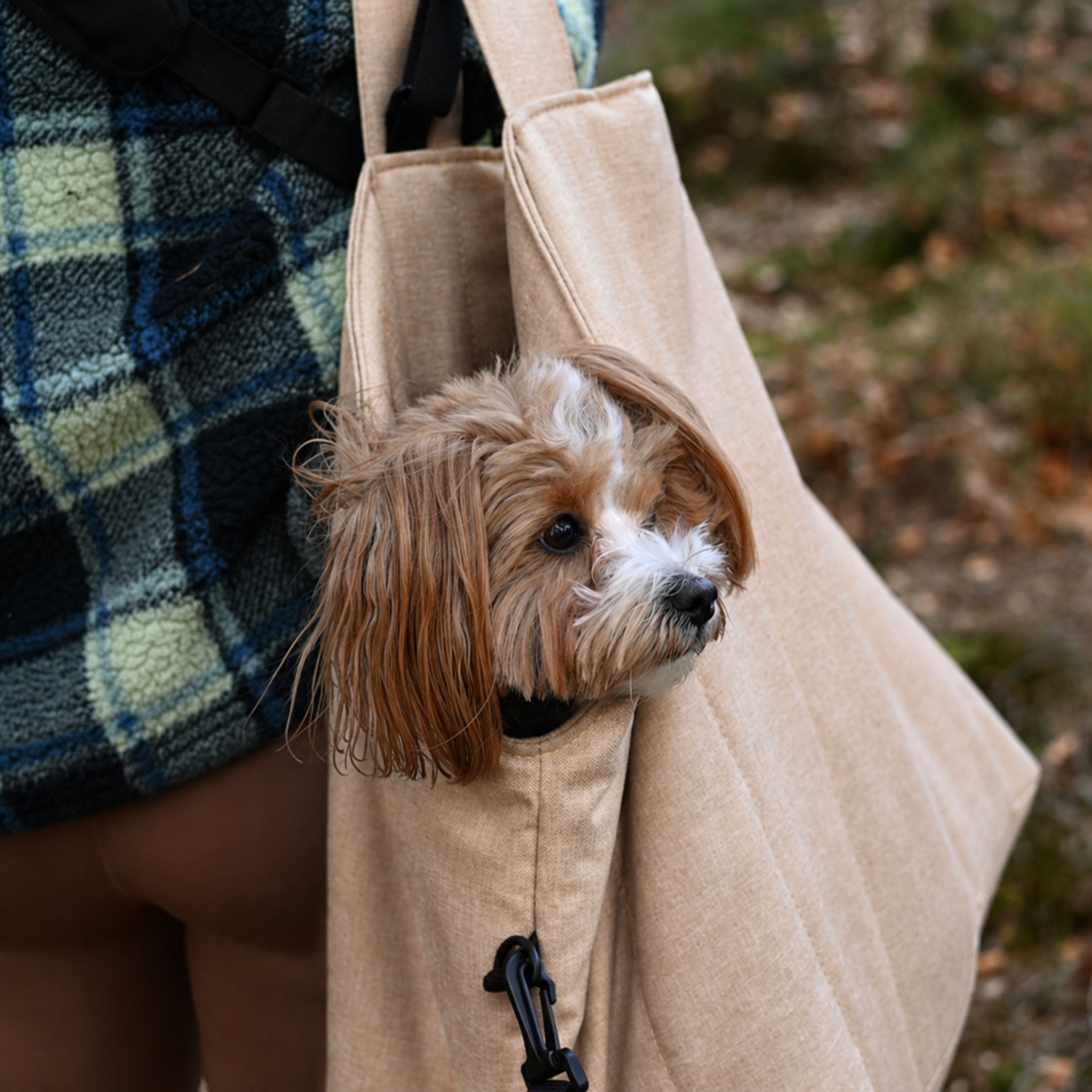 Dog bag to carry 3in1 carrier transporter bed FREEBIE keychain Packaging status original