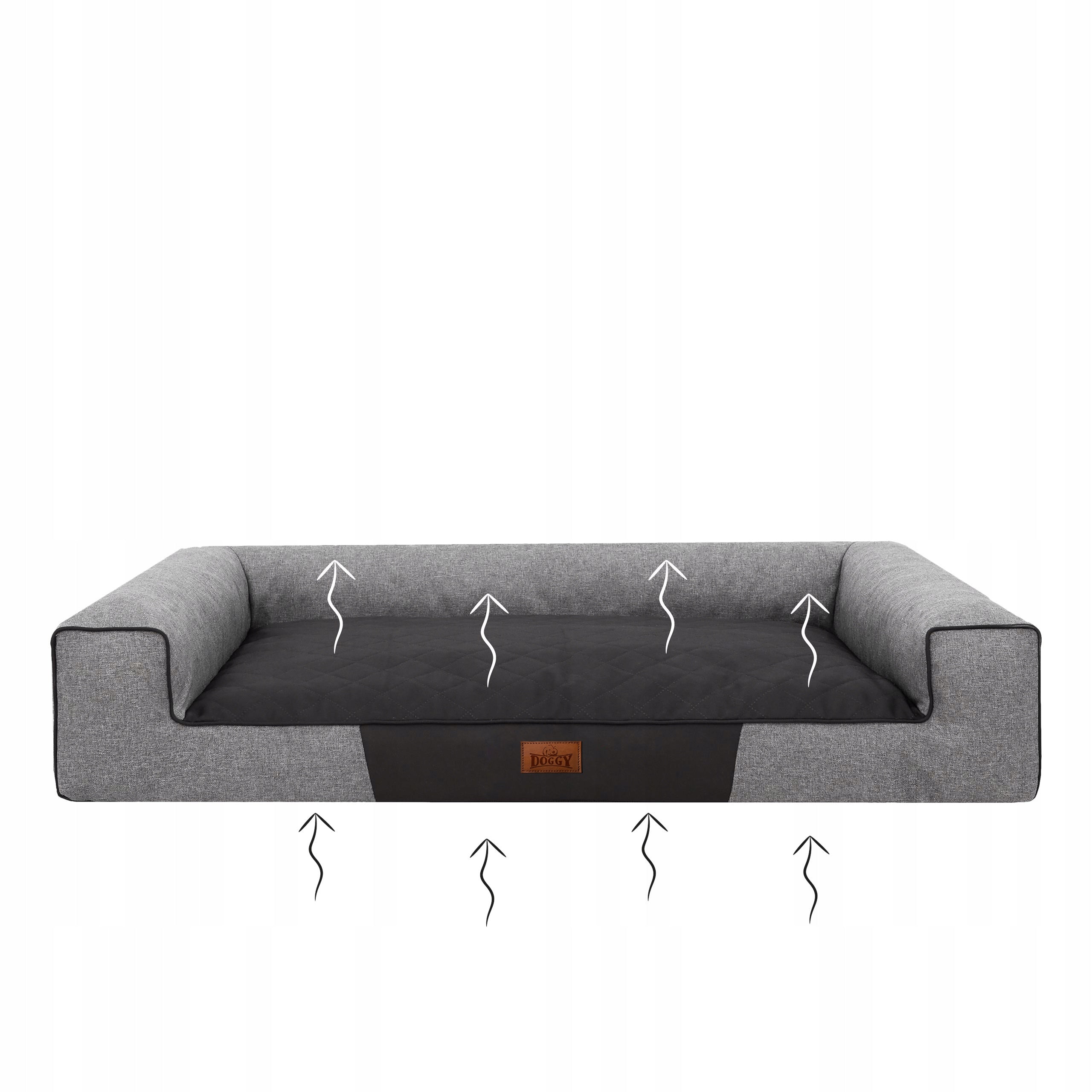 Dog bed, bedding dog mattress, removable pillow 100x65cm Product width 65 cm