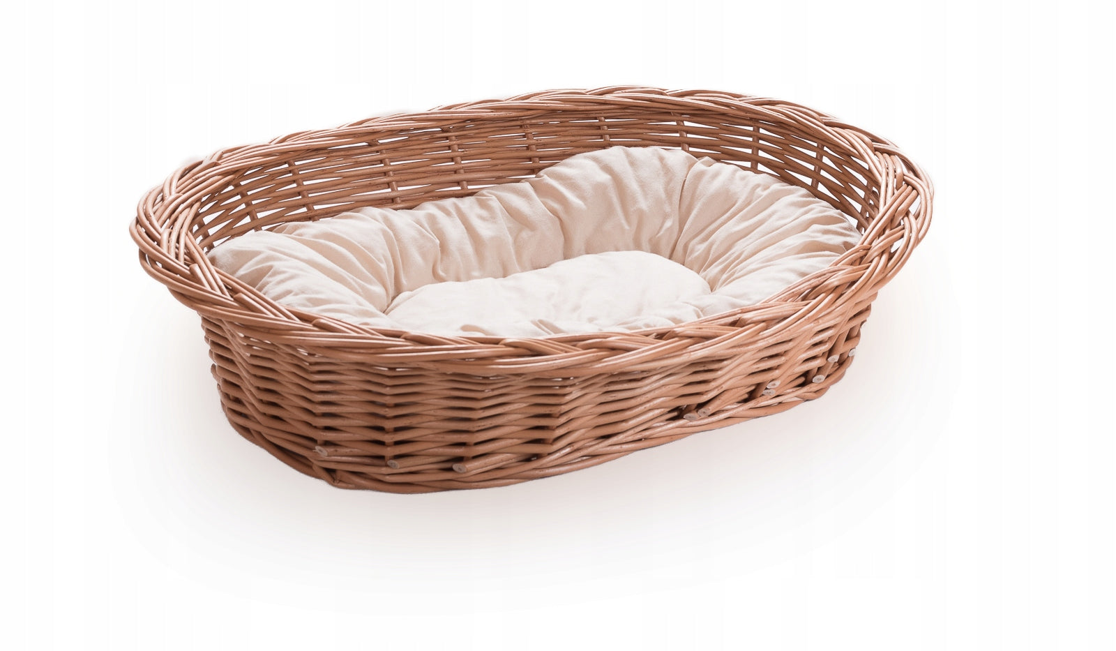 Dog bed large Wicker bedding pillow lounger playpen comfortable 85cm Length 85 cm
