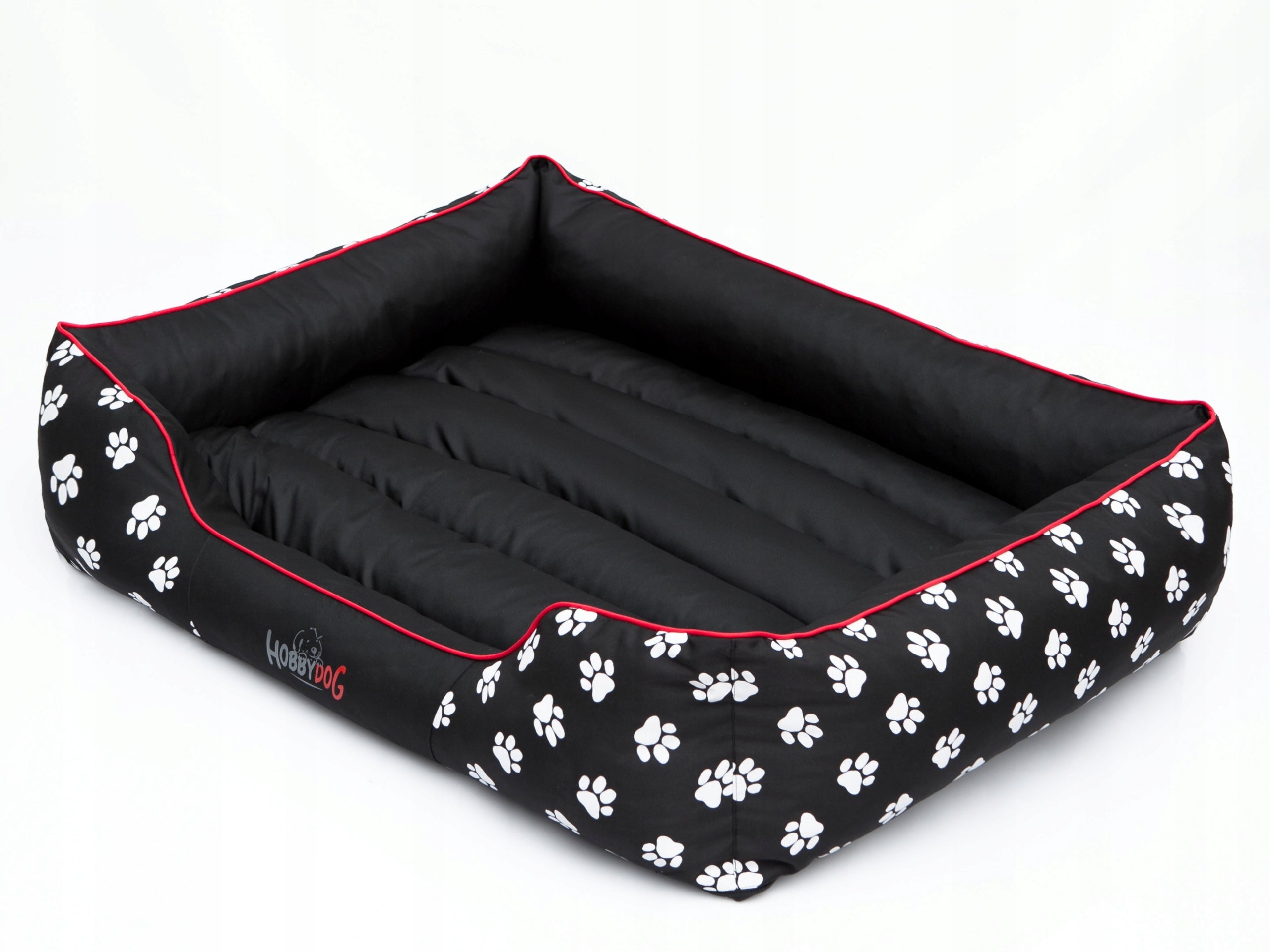 Dog bed, rectangular dog mattress, removable pillow 190x90cm