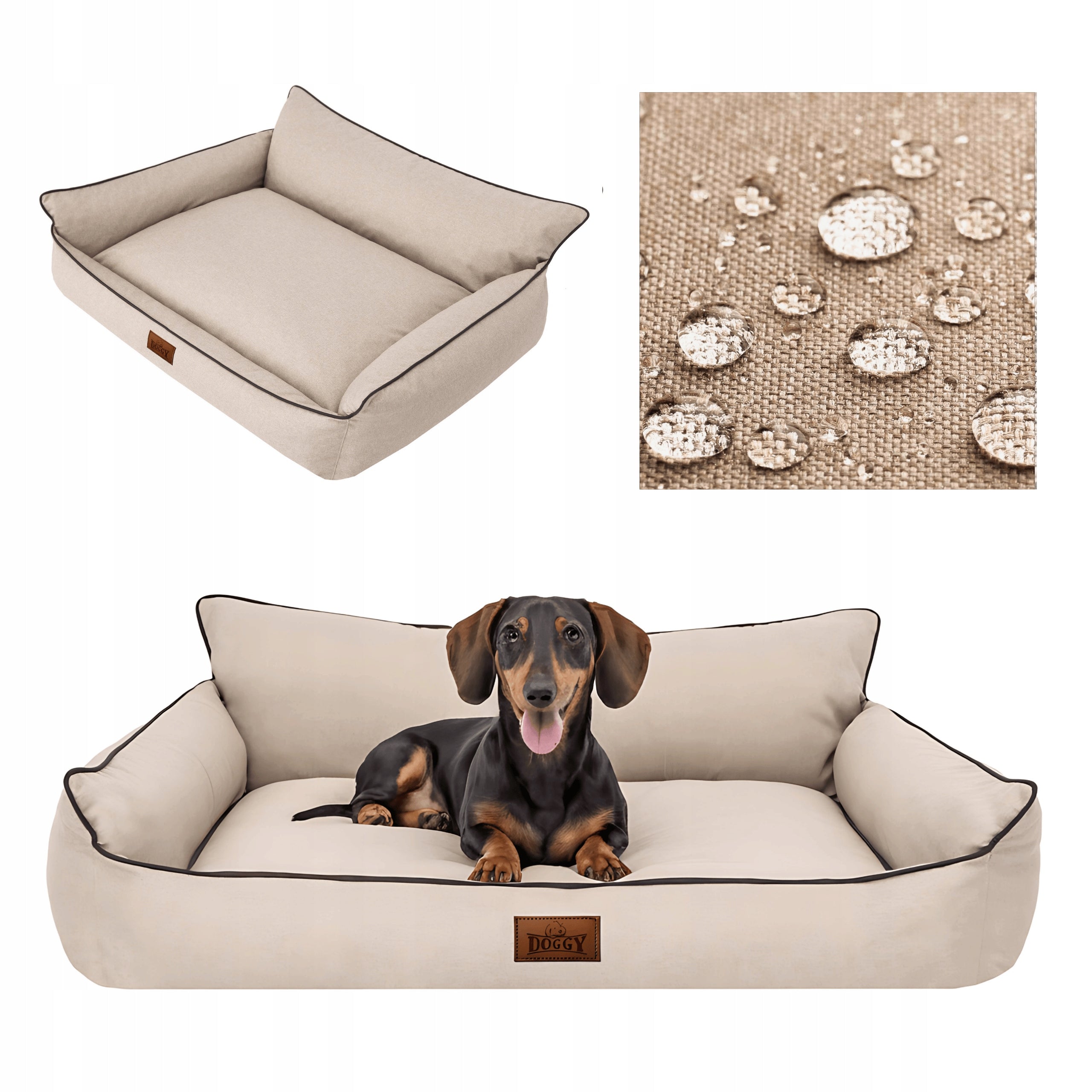 Dog bed - waterproof playpen - dog couch - L 64x49 cm