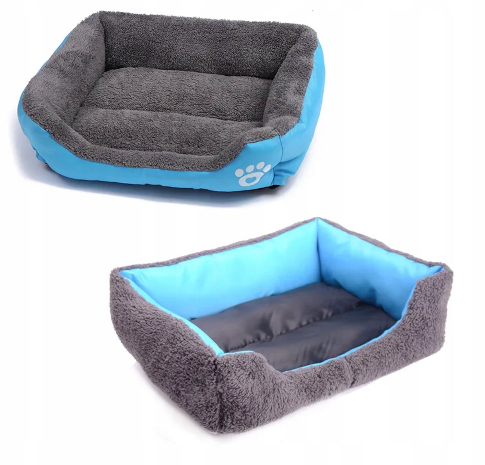 Dog cat bed, large sofa, gray bed, soft playpen, pillow, sofa Product width 40 cm