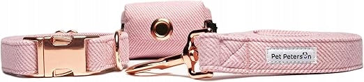 Dog collar and leash set, 3 elements pink r. L EAN (GTIN) 5904178835363