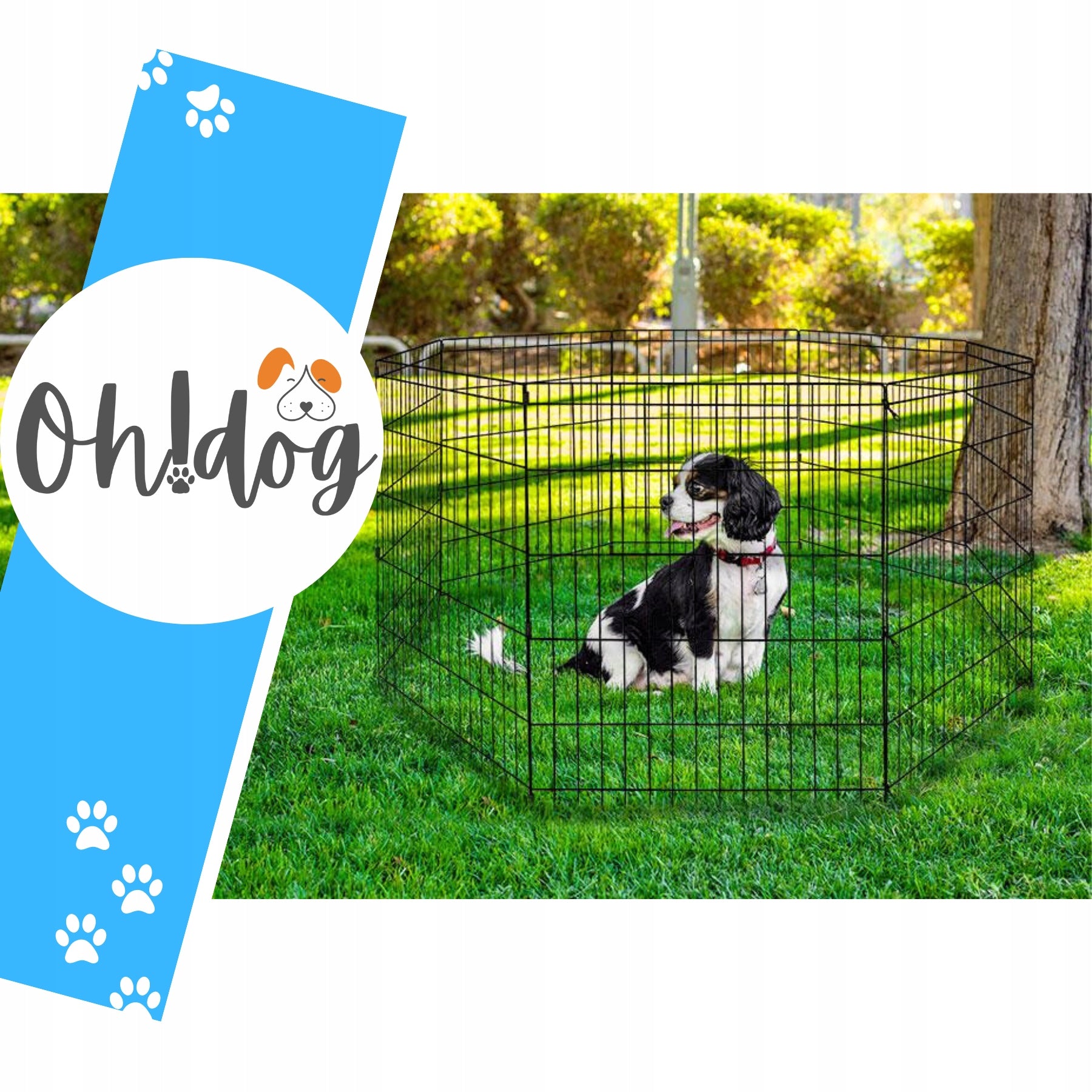 Dog enclosure Oh!dog Puppies enclosure M Playpen Folding Breeding* Cage Packaging status original