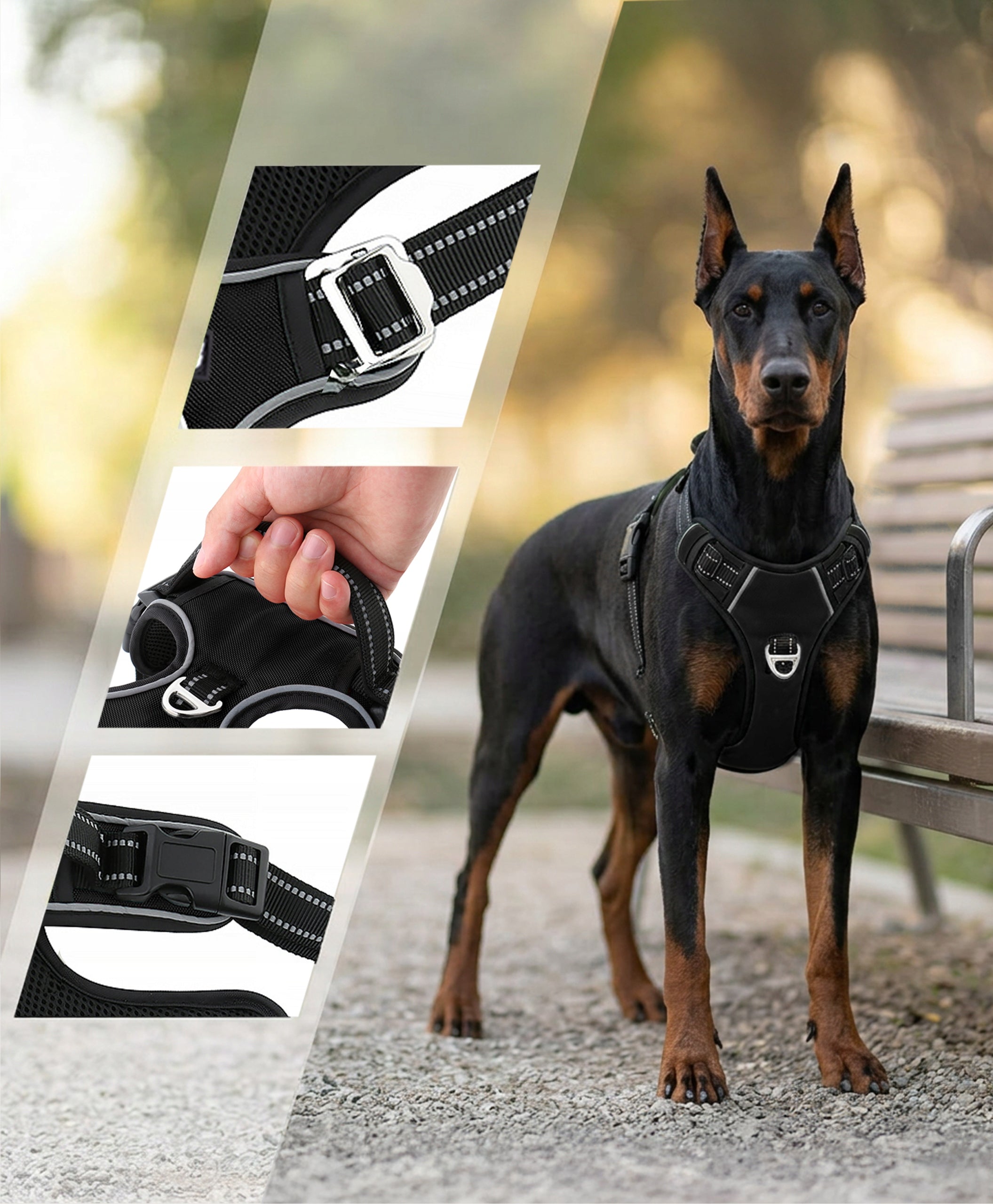 Dog harness guard strong guard easy walk HUGGY DOGGY Shepherd XL Manufacturer code Szelki dla psów HUGGY DOGGY Walky Guard