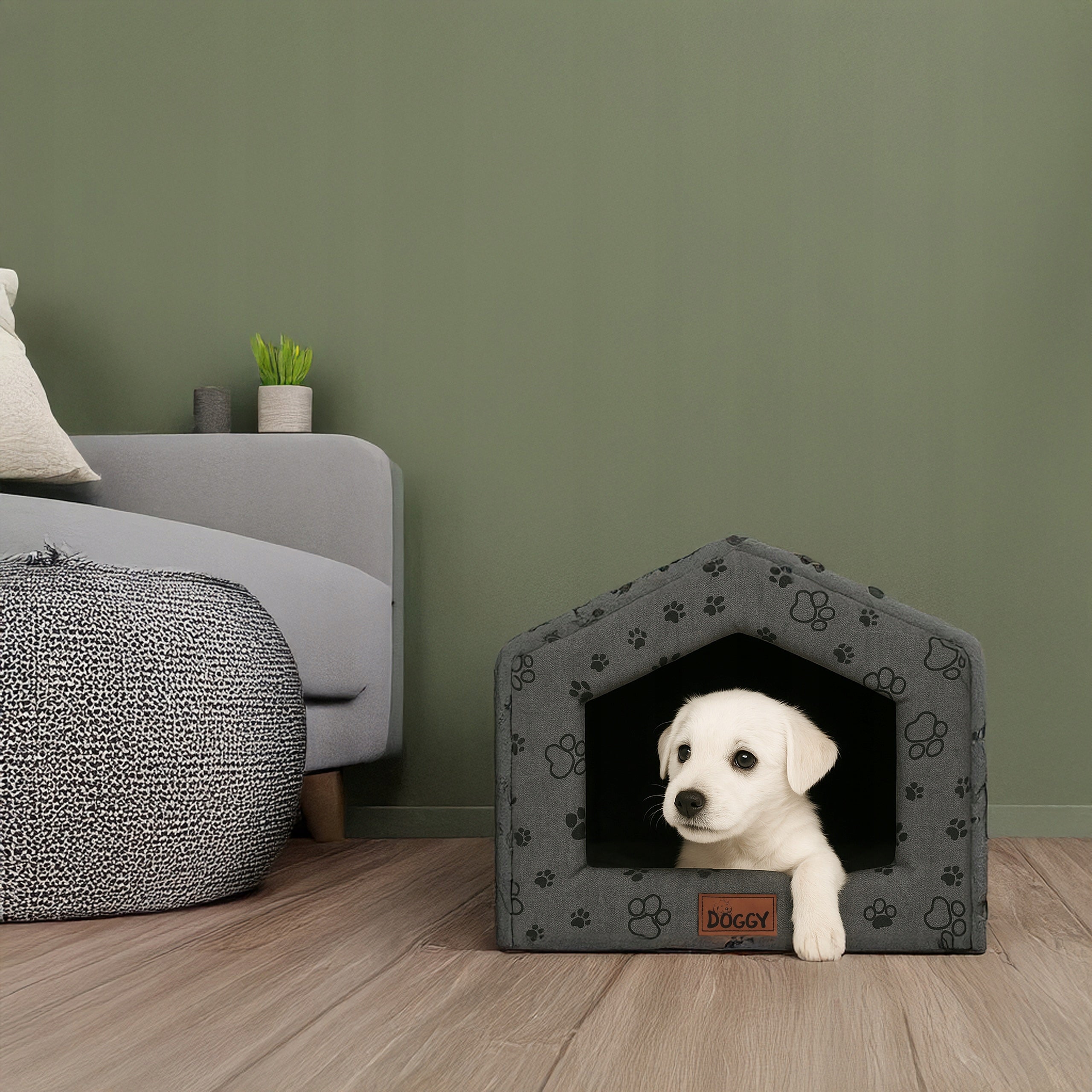 Dog kennel with pillow - Dog bed booth Cat house 46x50 cm Packaging status original