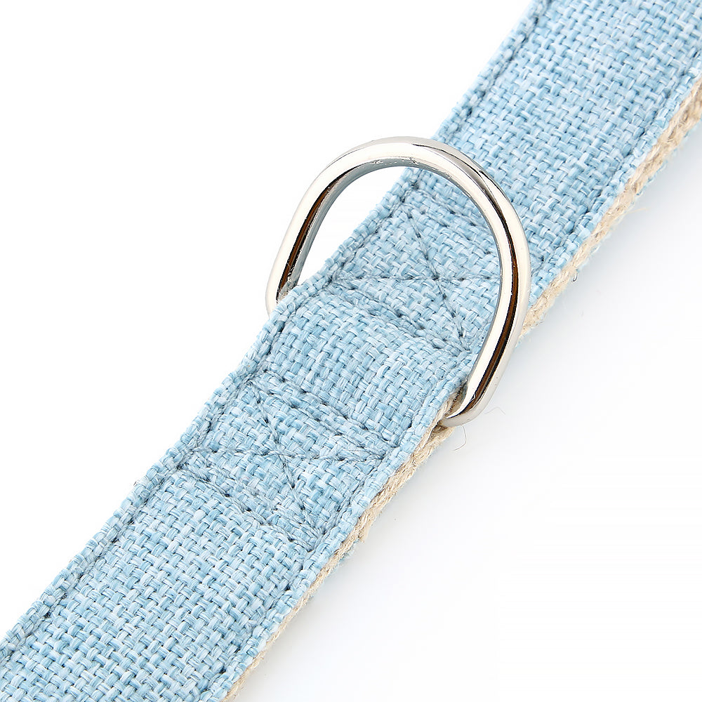 Dog leash blue traditional HUGGY DOGGY M Maximum leash length 1.52 m