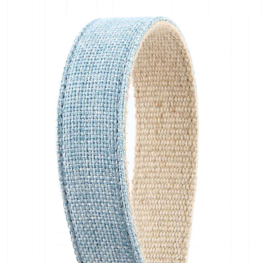 Dog leash blue traditional HUGGY DOGGY M Trade name Smycz dla psa niebieska tradycyjna HUGGY DOGGY M 2 m mocna solidna spacerowa miejska materiałowa EKO